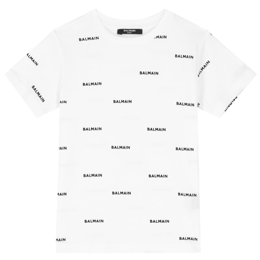 Chic Balmain kids logo t-shirt. Size 10 kids. New without tags never worn!